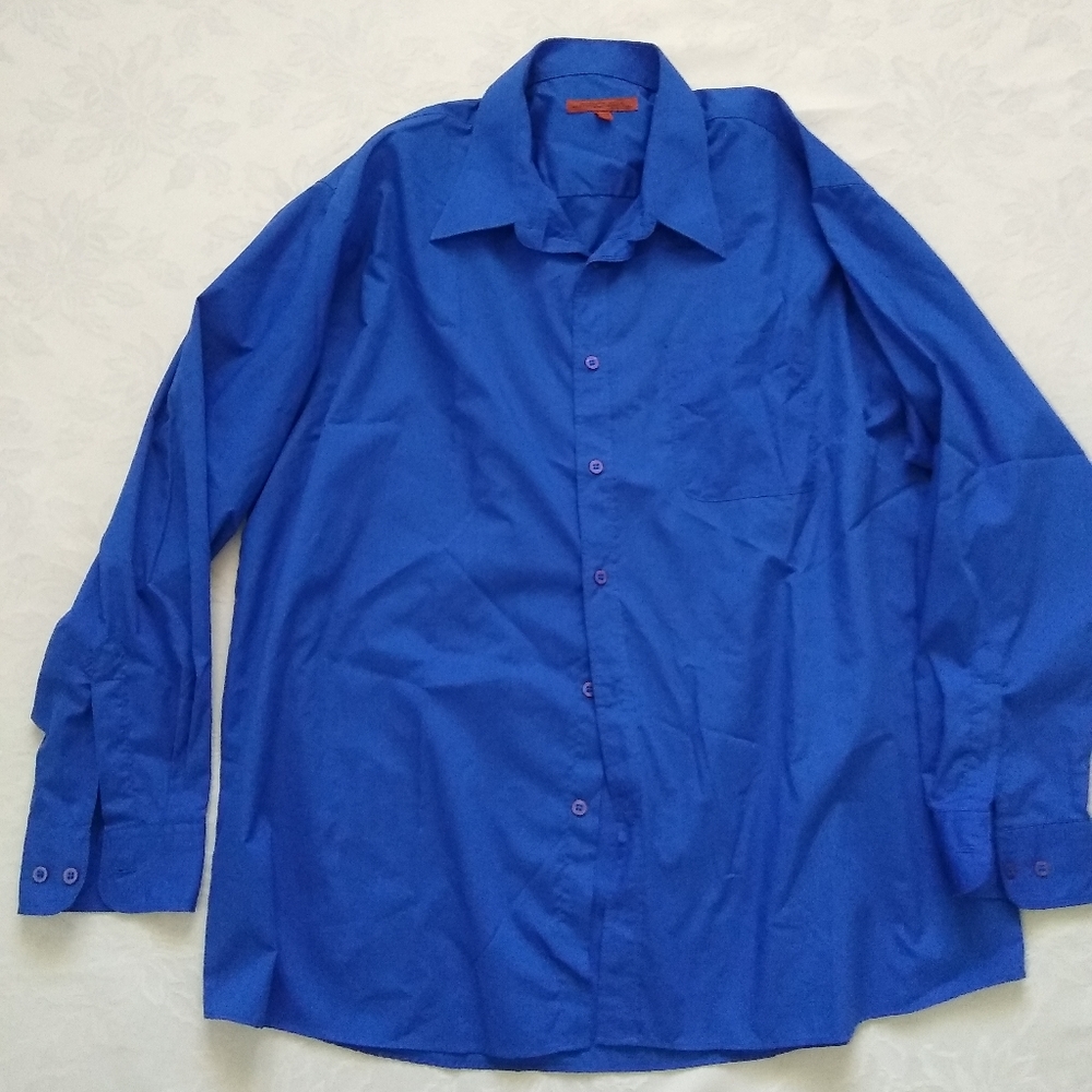 Blue dress shirt long sleeve